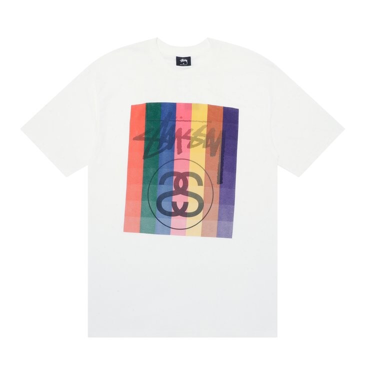 

Футболка Stussy Colour Squares 'White', белый