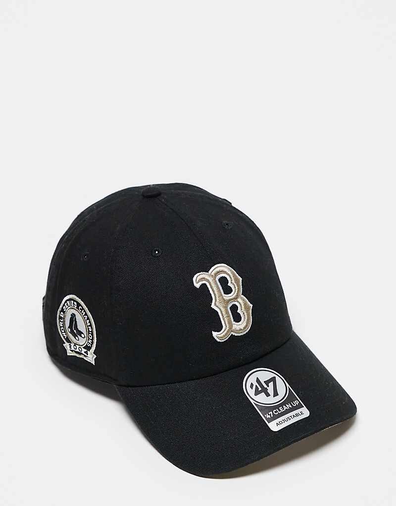 

Черная вельветовая кепка 47 Brand Boston Red Sox
