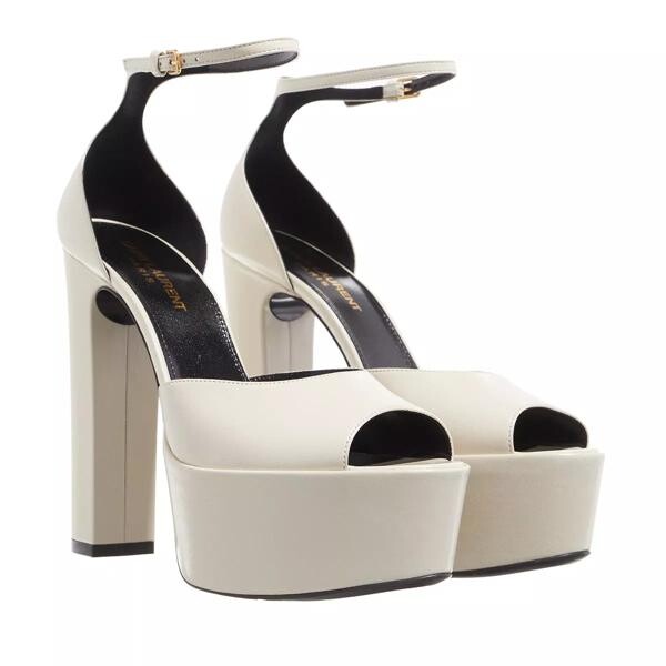 

Сандалии jodie platform sandals Saint Laurent, бежевый
