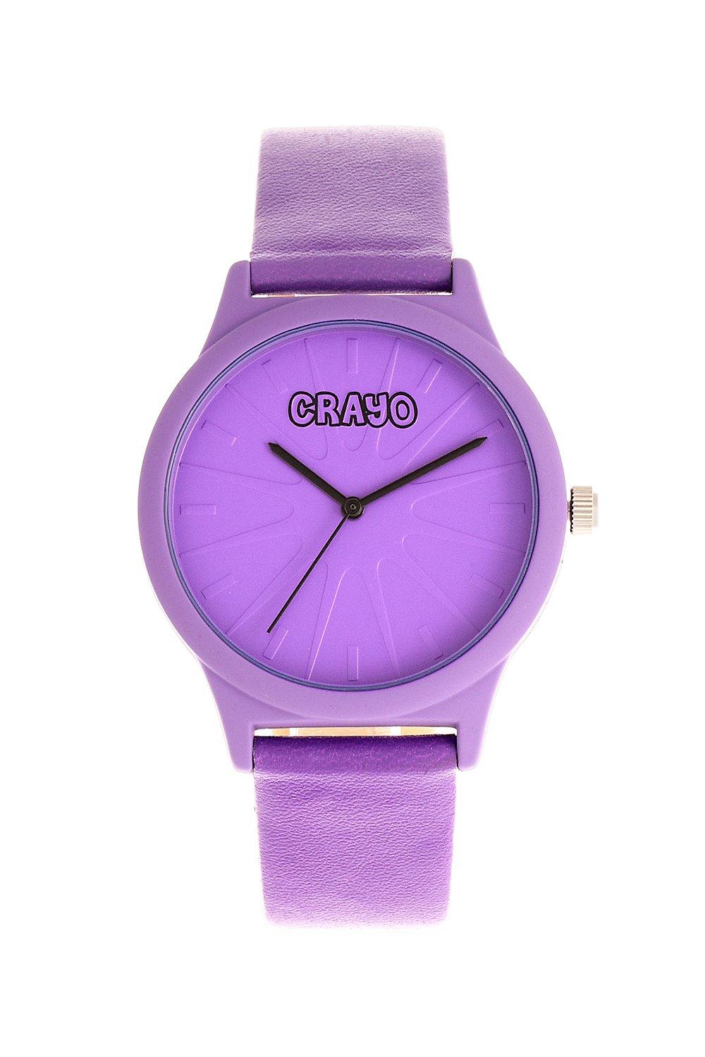 цена Часы Сплат унисекс Crayo, фиолетовый