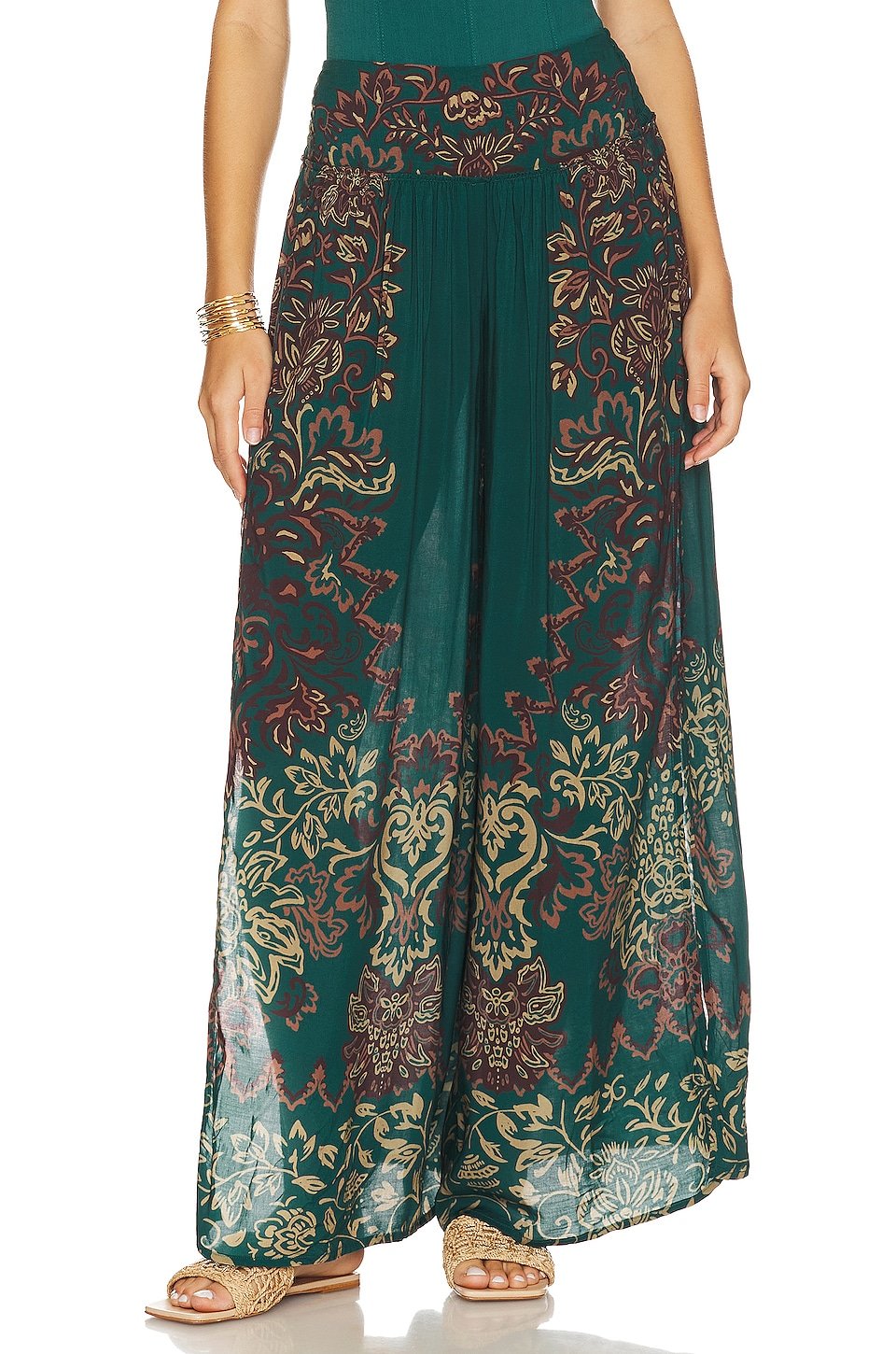 

Брюки Free People Sweet Arrival, цвет Teal Combo