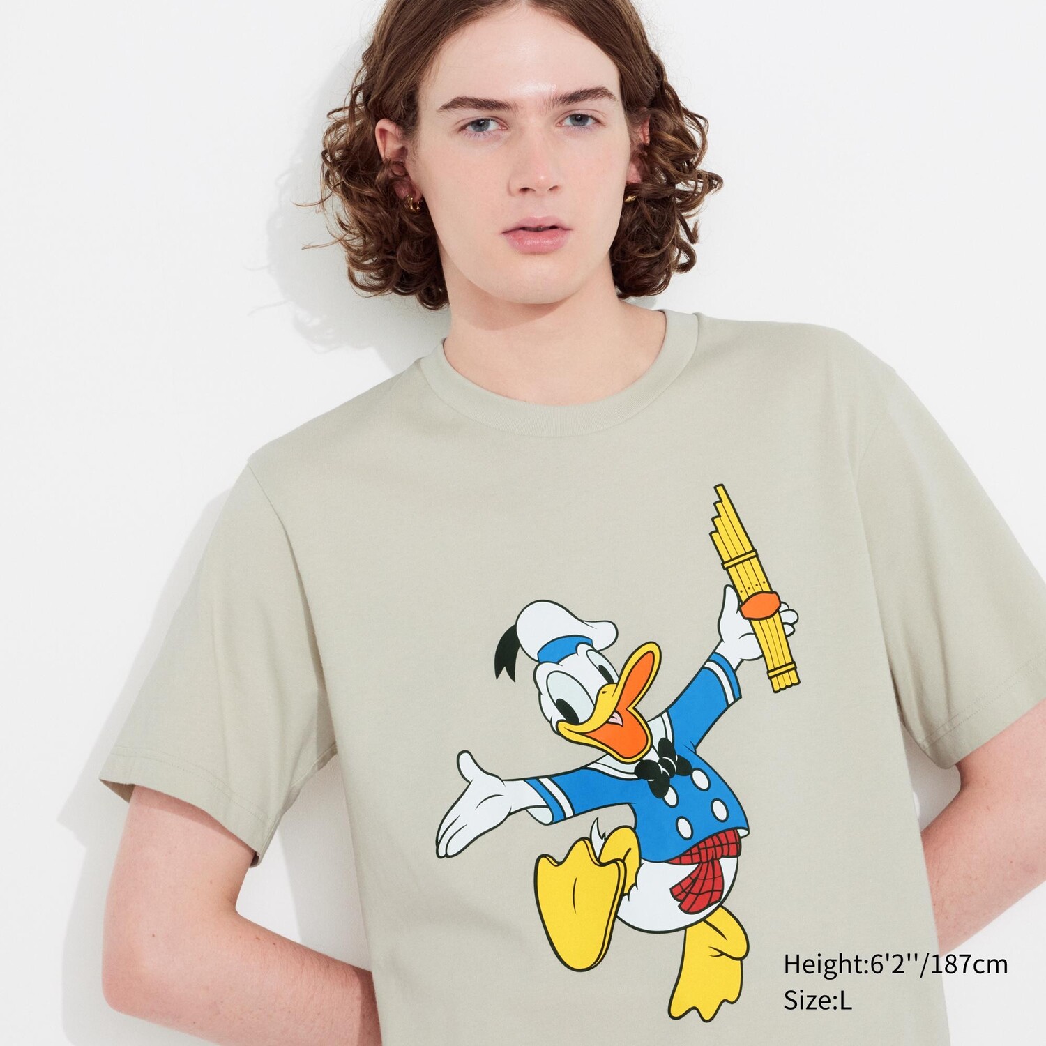 

Футболка Uniqlo Mickey Mouse in Thailand с коротким рукавом, естественный
