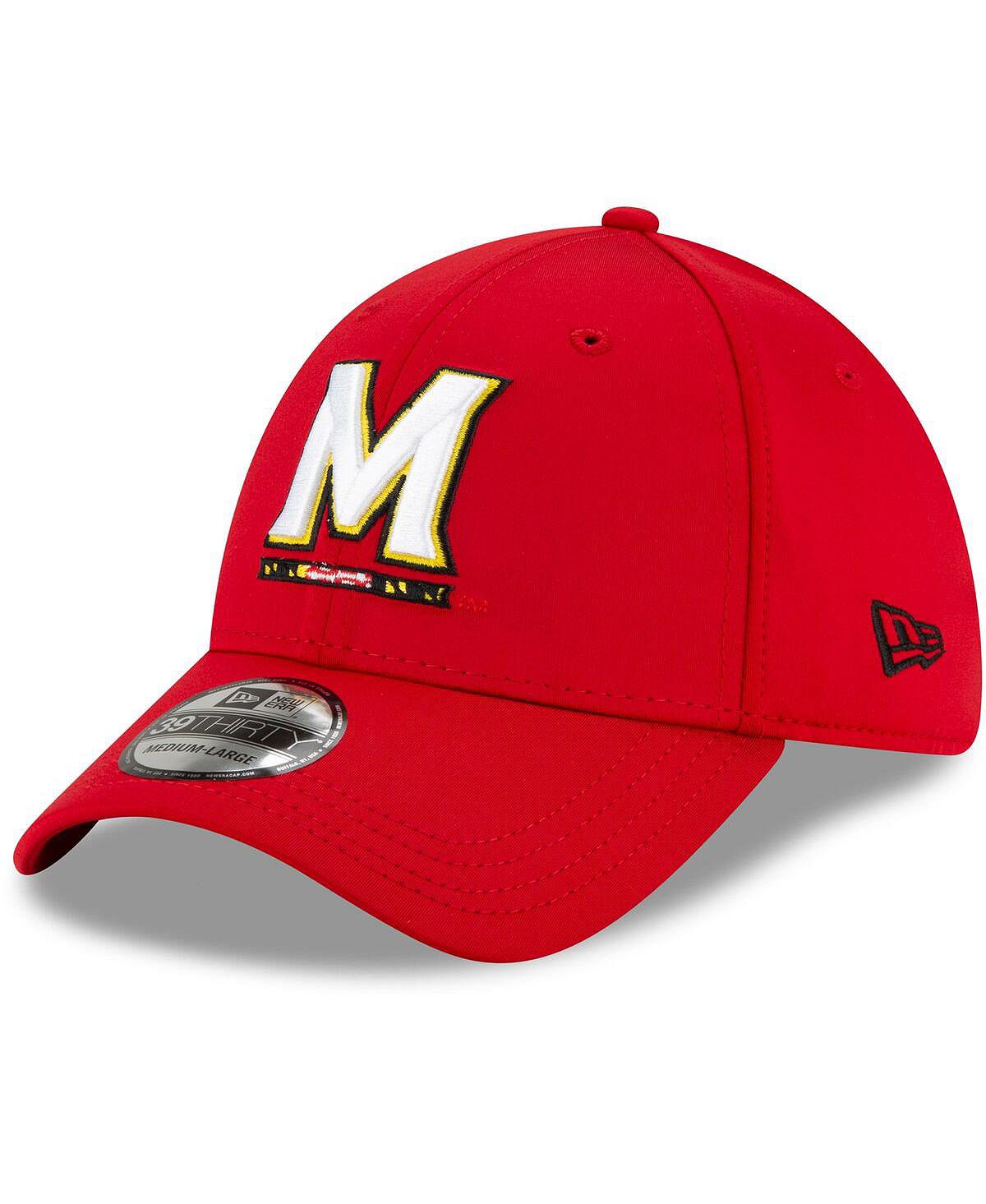 

Мужская красная гибкая шляпа Maryland Terrapins Campus Preferred 39THIRTY New Era