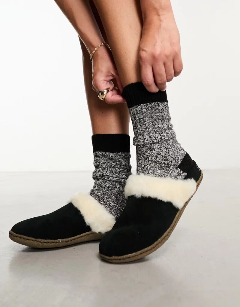 

Черные тапочки Sorel Nakiska