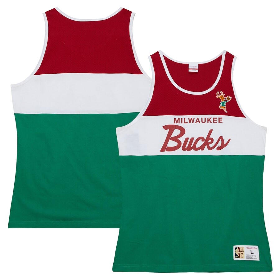 

Майка Mitchell & Ness Milwaukee Bucks, зеленый