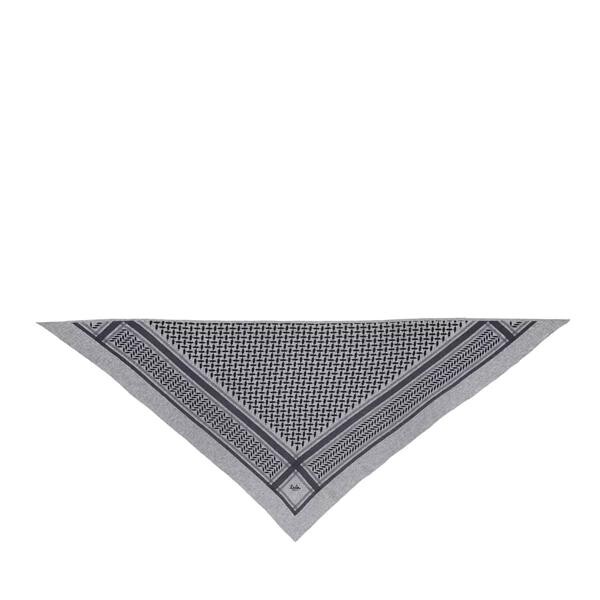 

Шарф triangle trinity classic m city middlegrey melange Lala Berlin, серый