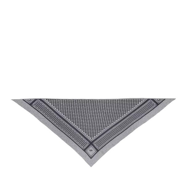 Шарф triangle trinity classic m city middlegrey melange Lala Berlin, серый