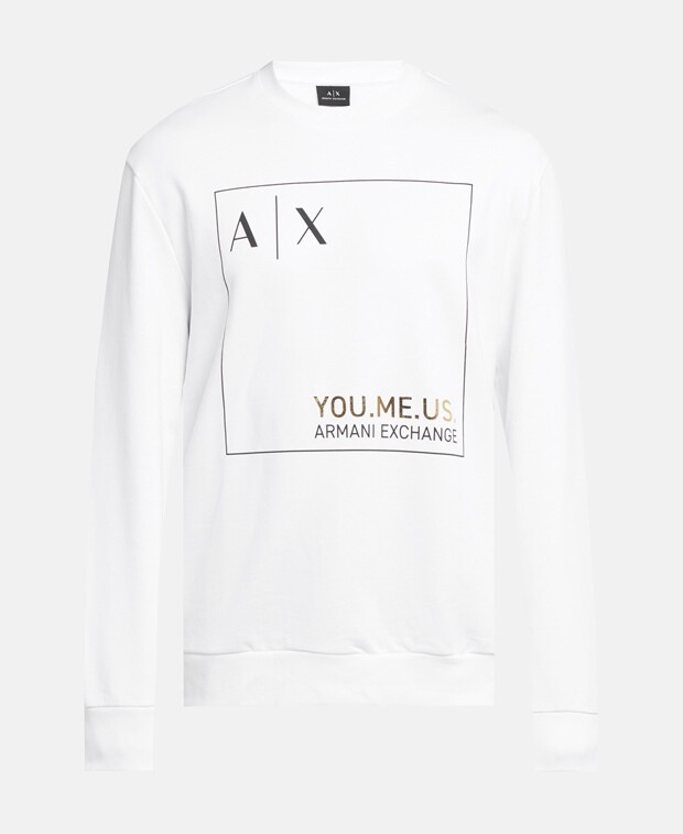 

Толстовка Armani Exchange, белый