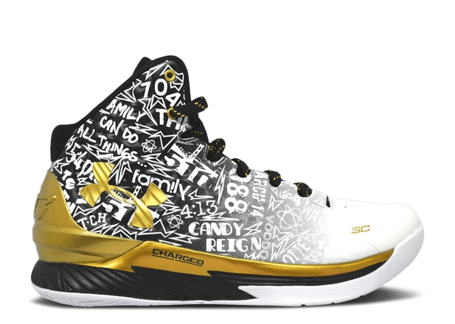 

Кроссовки Under Armour Curry 1 'Back To Back Mvp' 2016, белый