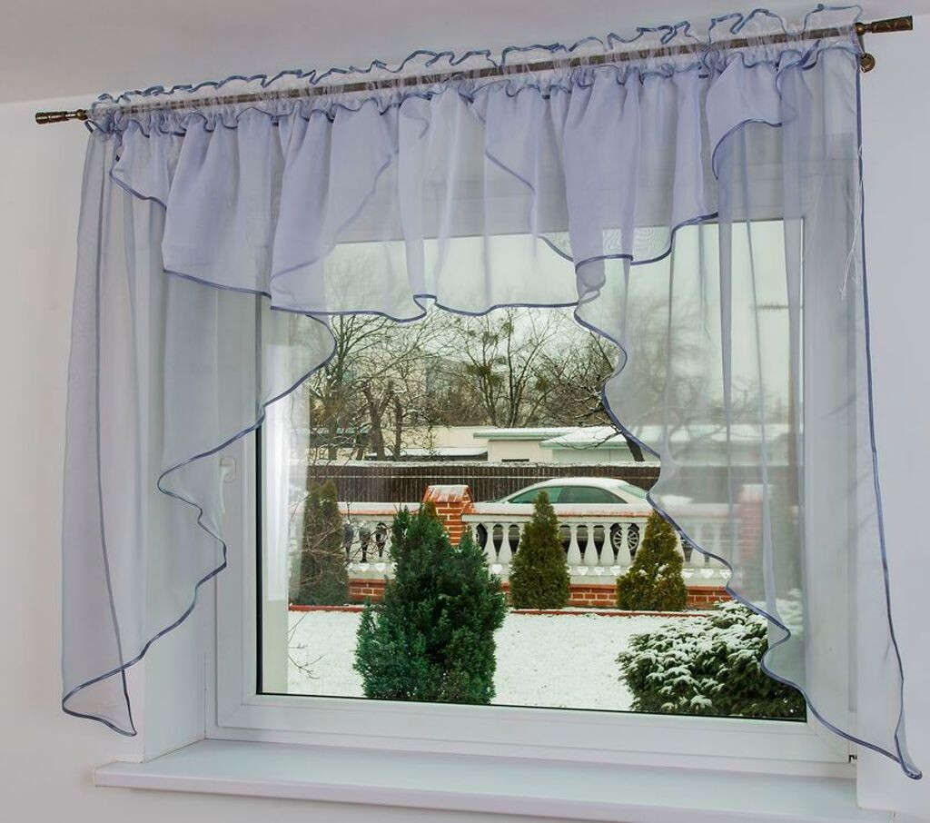 

Готовая штора Парма, 350х150, темно-фиолетовый. Sonstige, серый