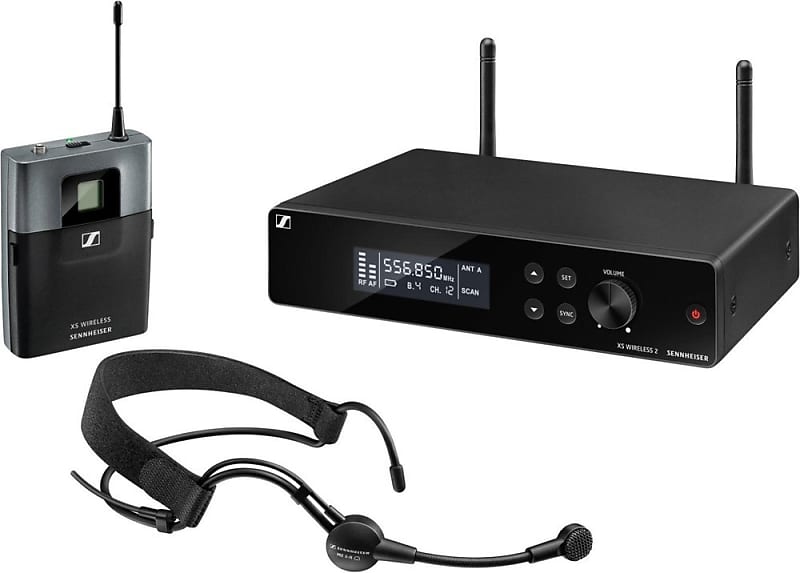 Беспроводная микрофонная система Sennheiser XSW 2-ME3-A Wireless Headset Microphone System - Band A (548-572 MHz) беспроводная система sennheiser sennheiser xsw iem set wireless in ear monitor system b band 572 596 mhz