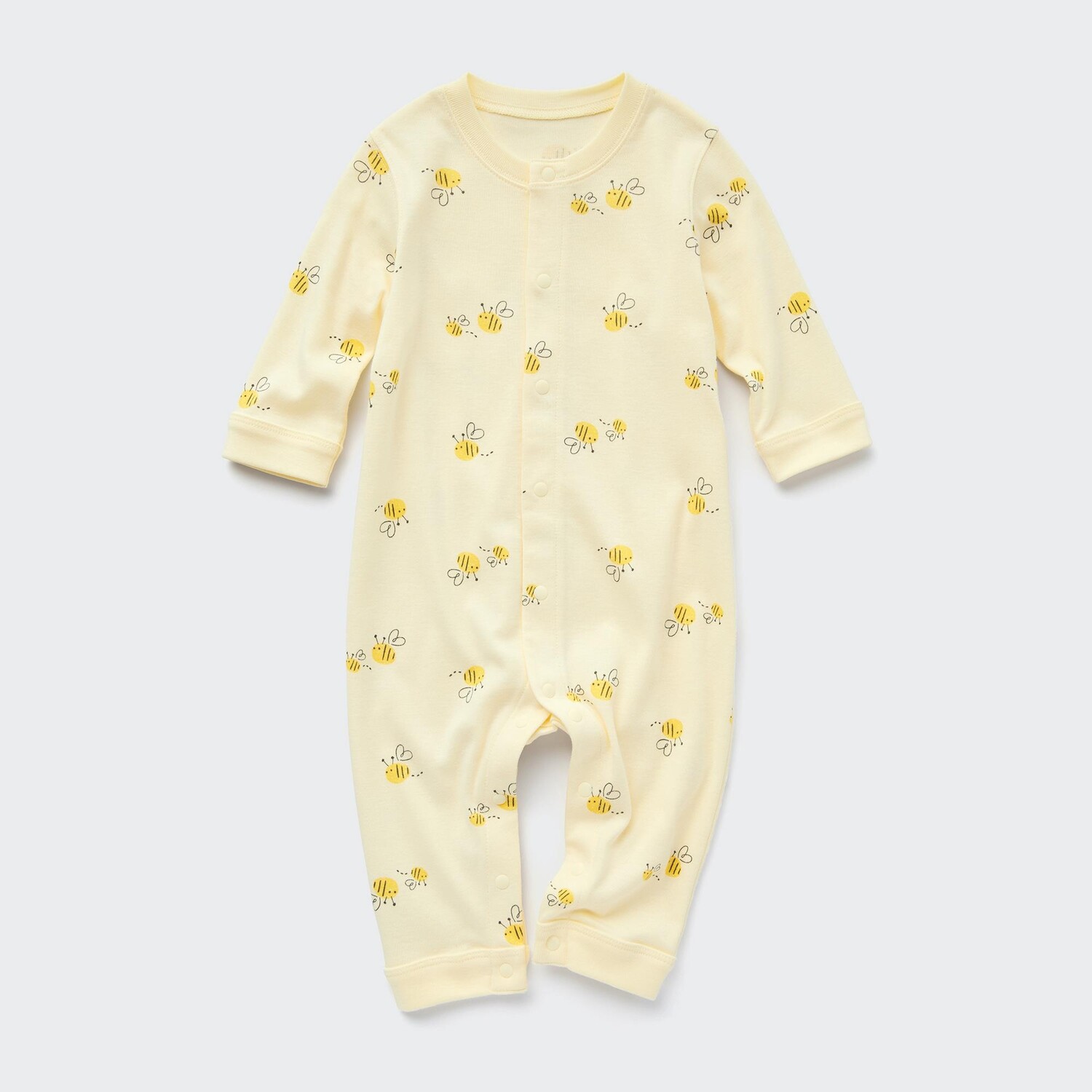Комбинезон UNIQLO Joy of Print Milling с длинными руками, желтый