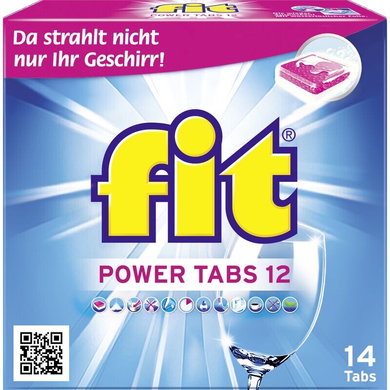 

Таблетки для мытья посуды Power fit, 280 g