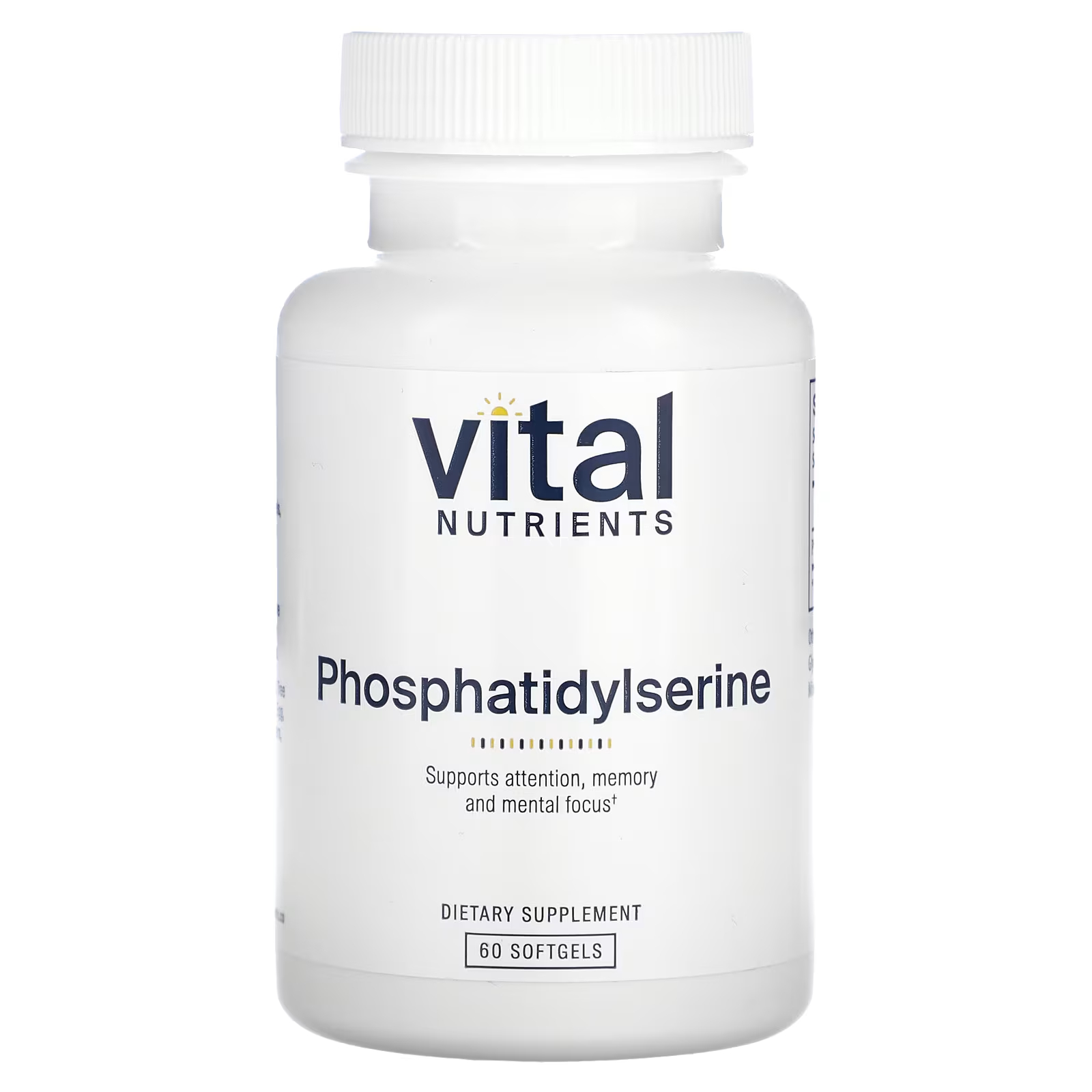 Фосфатидилсерин Vital Nutrients, 60 таблеток