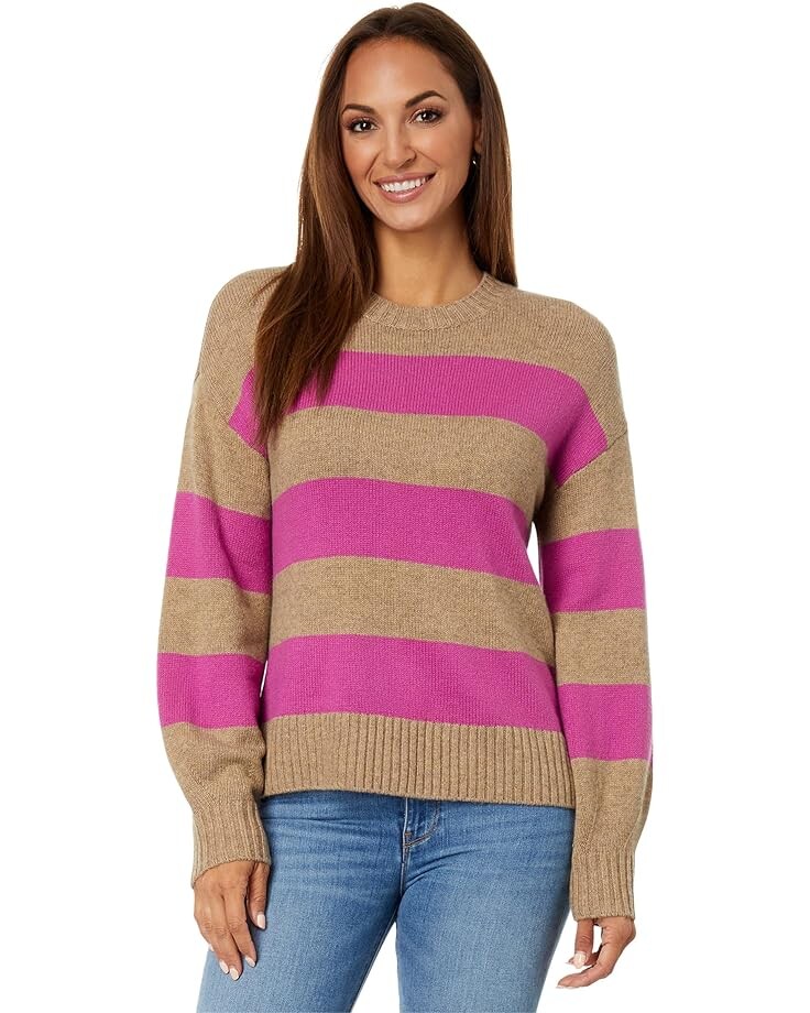 

Свитер Splendid Ivy Stripe Sweater, цвет Magenta Stripe