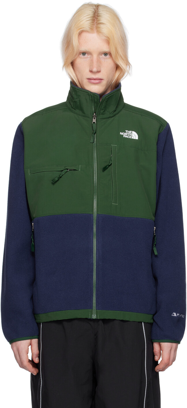 

Темно-синяя куртка Денали The North Face, цвет Summit navy/Pine needle