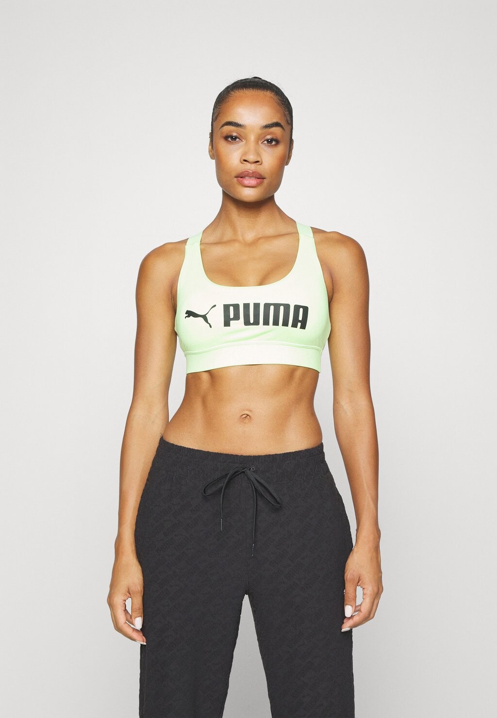 

Спортивный бюстгальтер со средней поддержкой Puma, серый