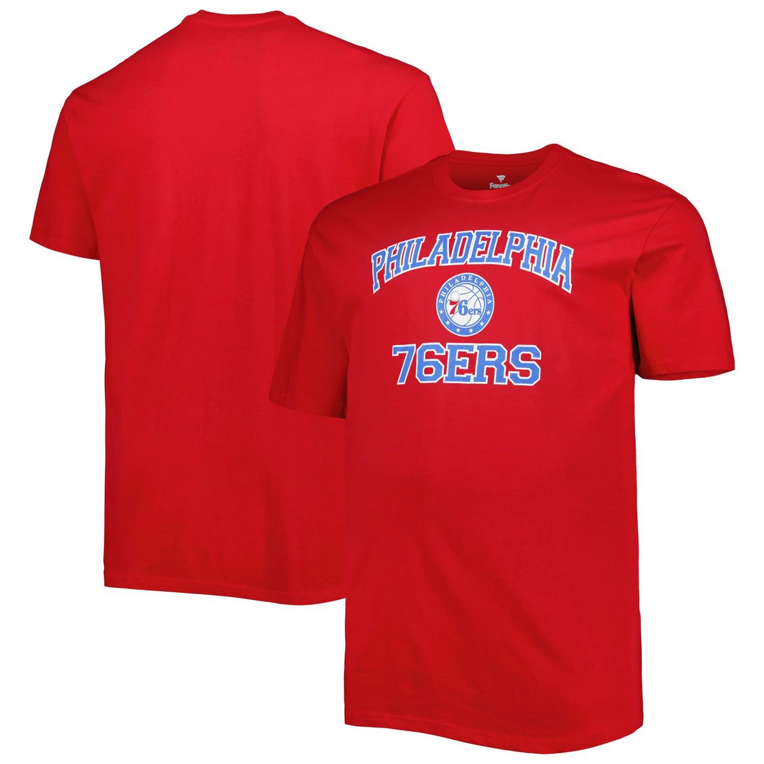 цена Мужская красная футболка Philadelphia 76ers Big & Tall Heart & Soul