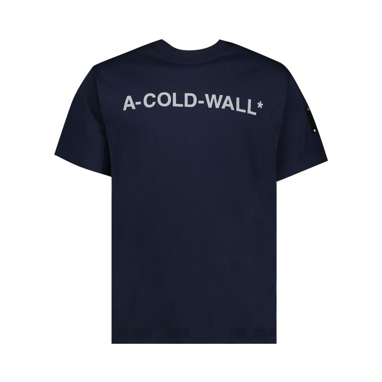 Футболка A-Cold-Wall* Large Logo 'Navy', синий