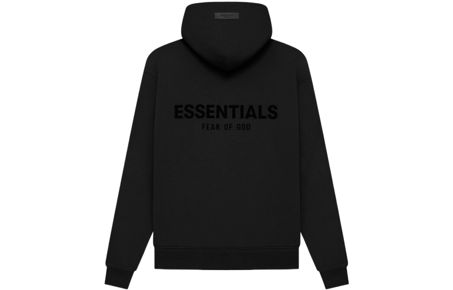 

Толстовка Fear of God Essentials SS22 с капюшоном, черный