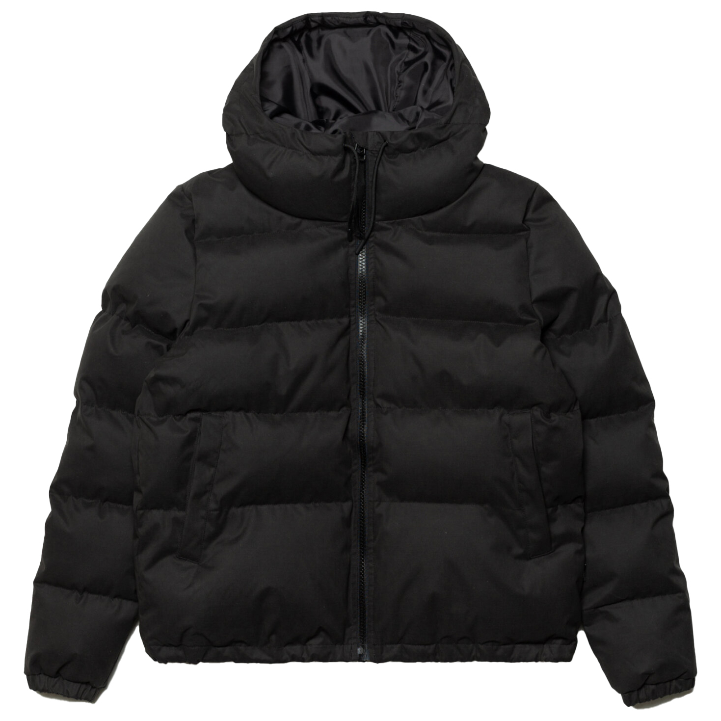 Пальто Selfhood Women's Hooded Puffer, черный куртка стеганая короткая с капюшоном xs серый