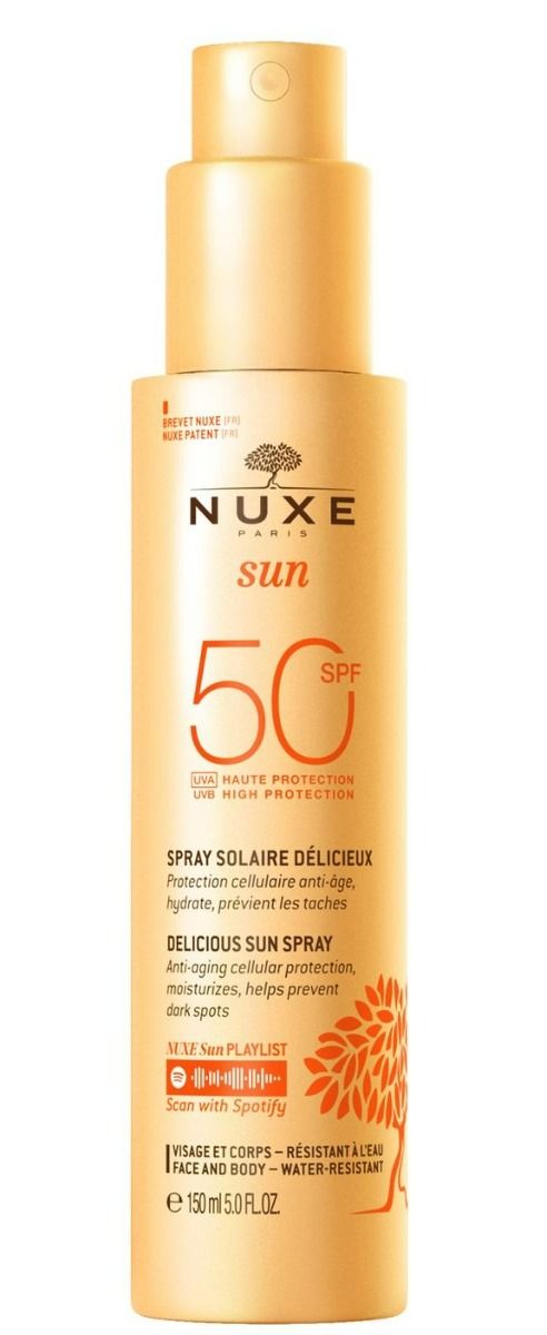 цена Nuxe Sun SPF50+ лосьон для загара, 150 ml