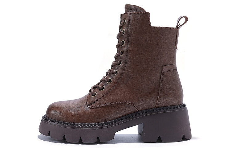 

Ботинки Martin Boot женские Junjali, цвет Brown - fleece