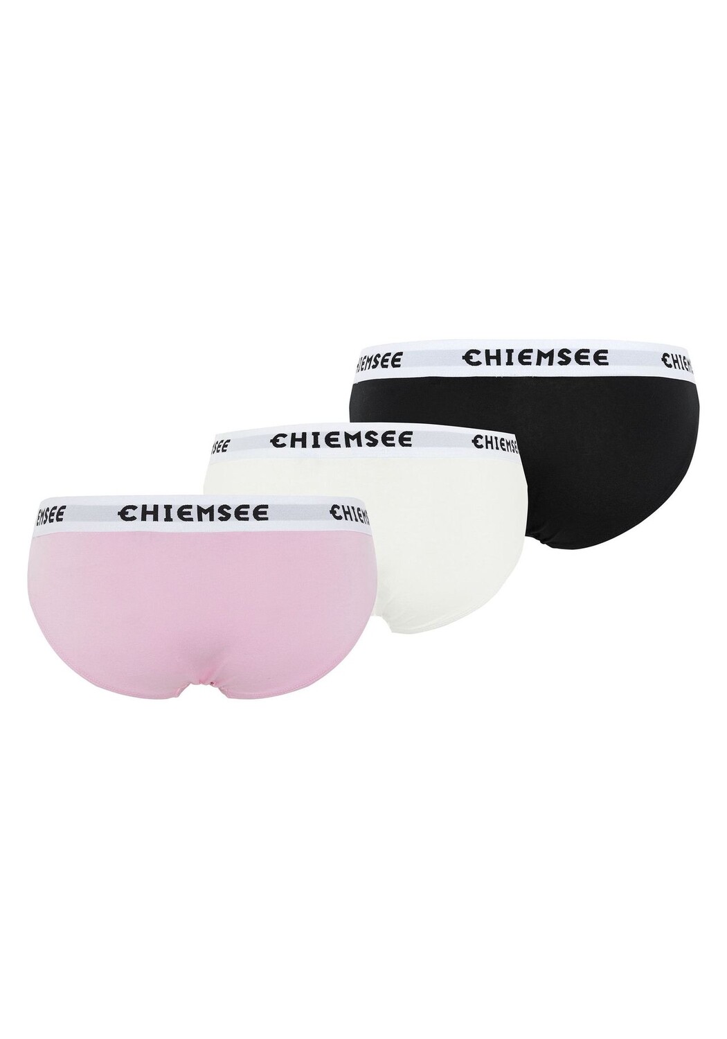

Трусики в упаковке по три штуки с поясом с логотипом CHIEMSEE, цвет White Light Pink
