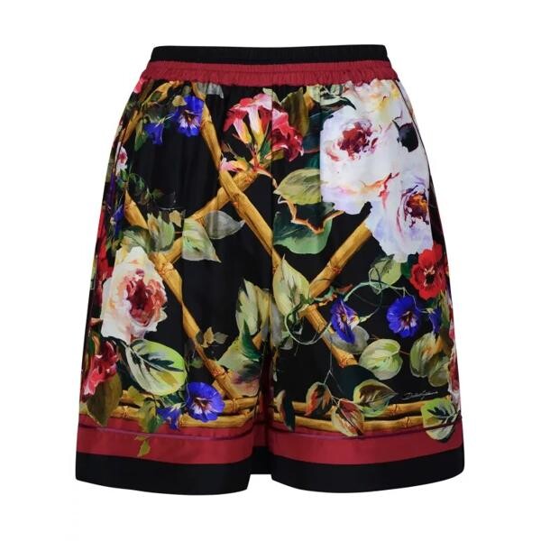 

Шорты silk shorts Dolce&Gabbana, мультиколор