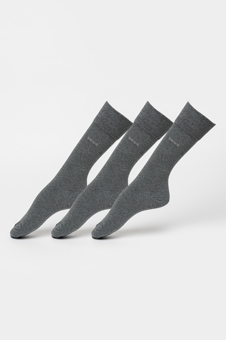 Длинные носки – 3 пары Boss, серый