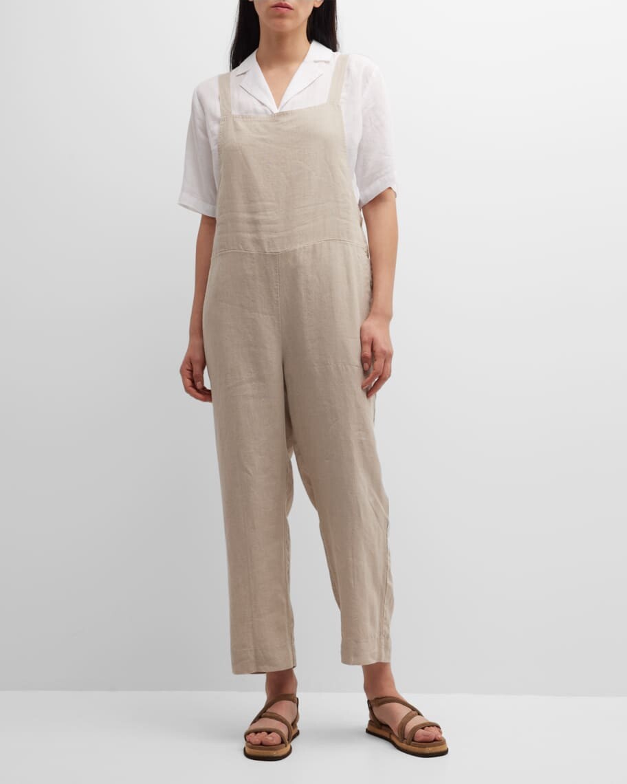 

Укороченный комбинезон из органического льна Eileen Fisher