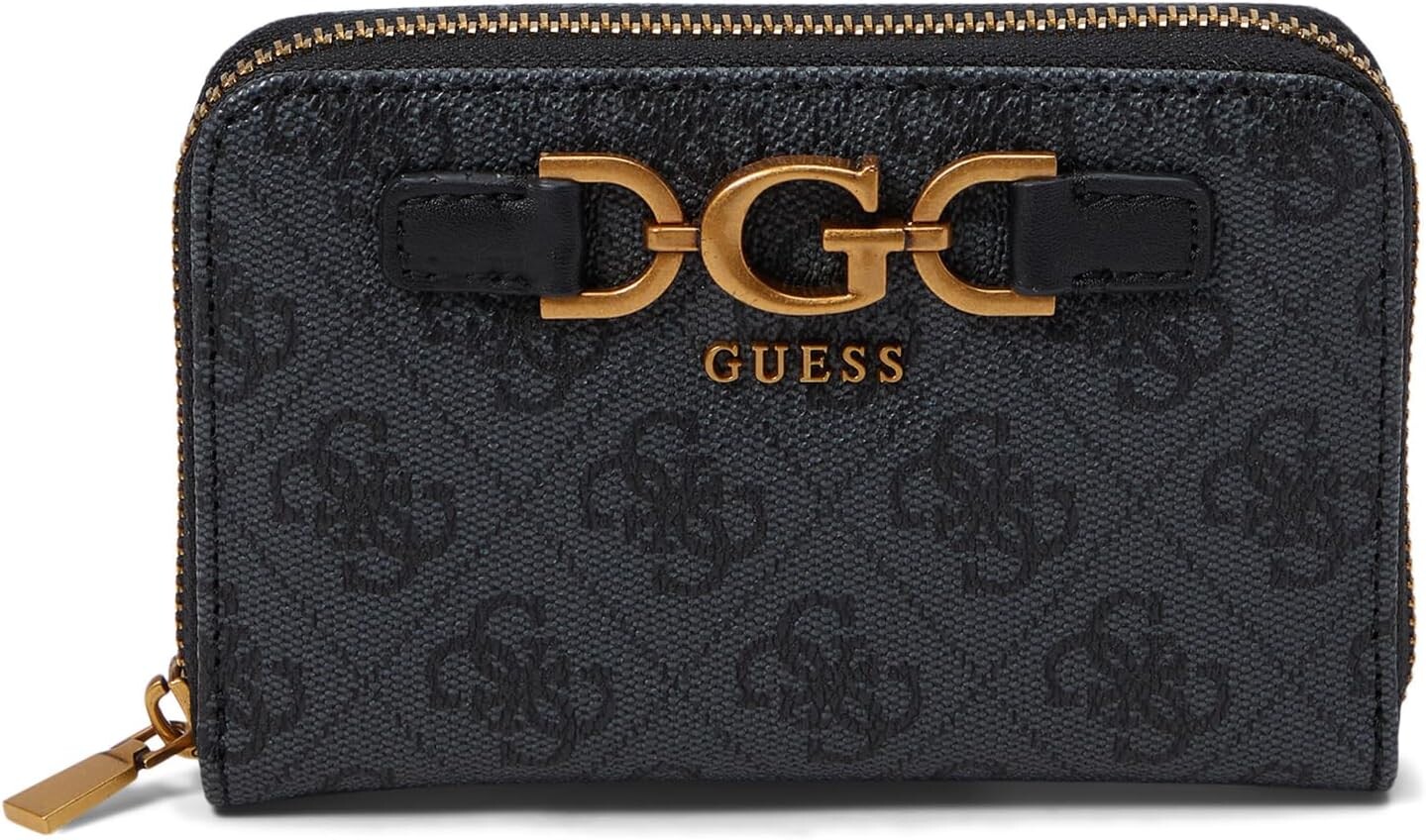 

Кошелек Dagan среднего размера на молнии GUESS, цвет Coal Logo