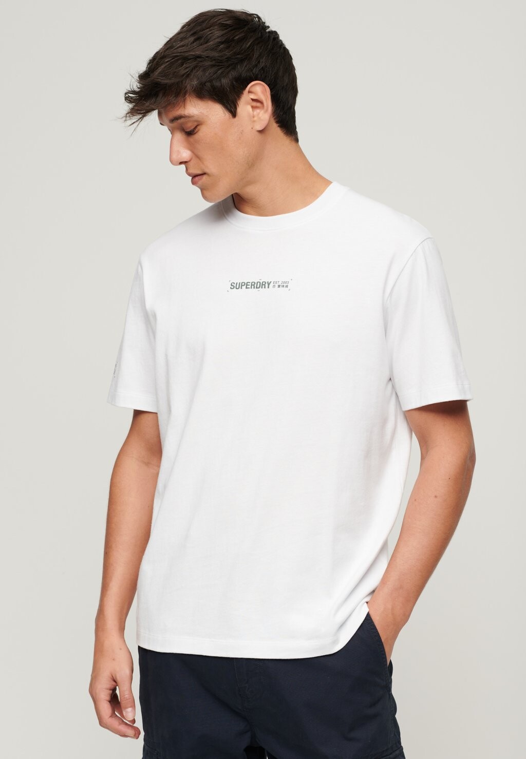 

Футболка с принтом UTILITY LOGO LOOSE FIT Superdry, цвет brilliant white