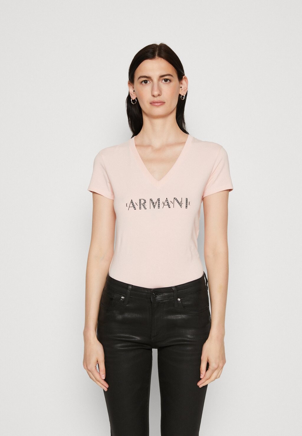 

Футболка с принтом Armani Exchange, Белый