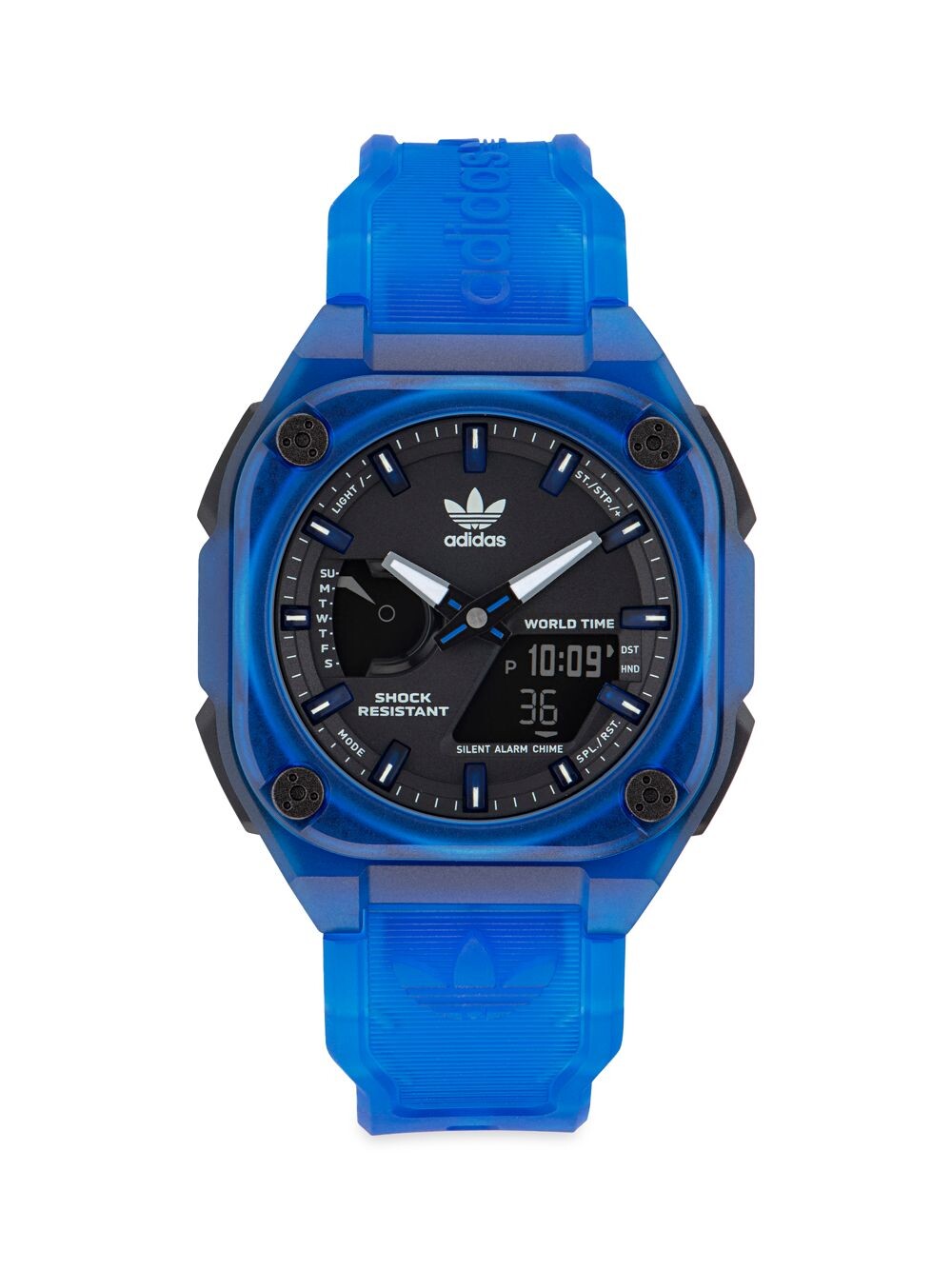 

Часы City Tech One из смолы adidas, синий
