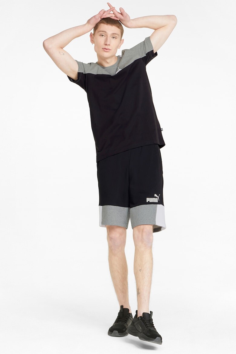 

Хлопковая футболка Essentials+ Block Puma, черный