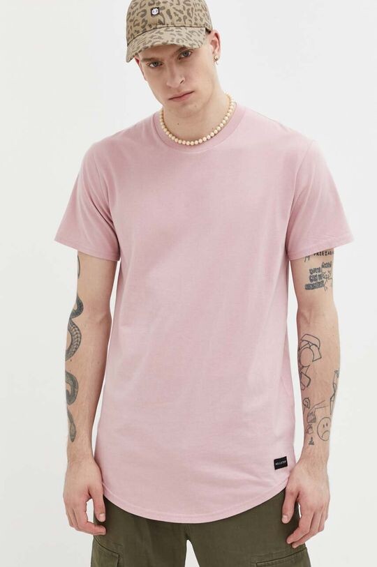 

Компания Холлистер хлопковая футболка Hollister Co., розовый