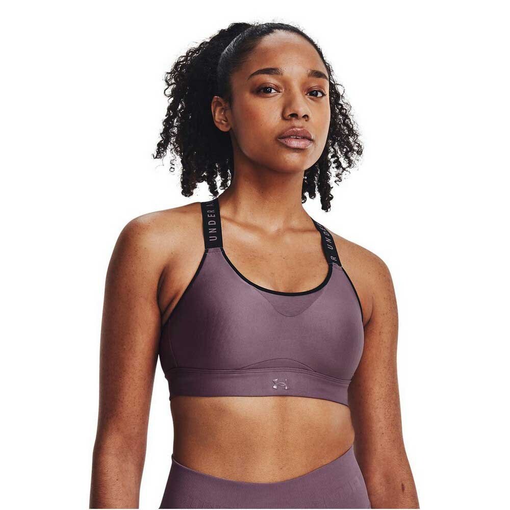

Спортивный топ Under Armour Infinity High Support, фиолетовый