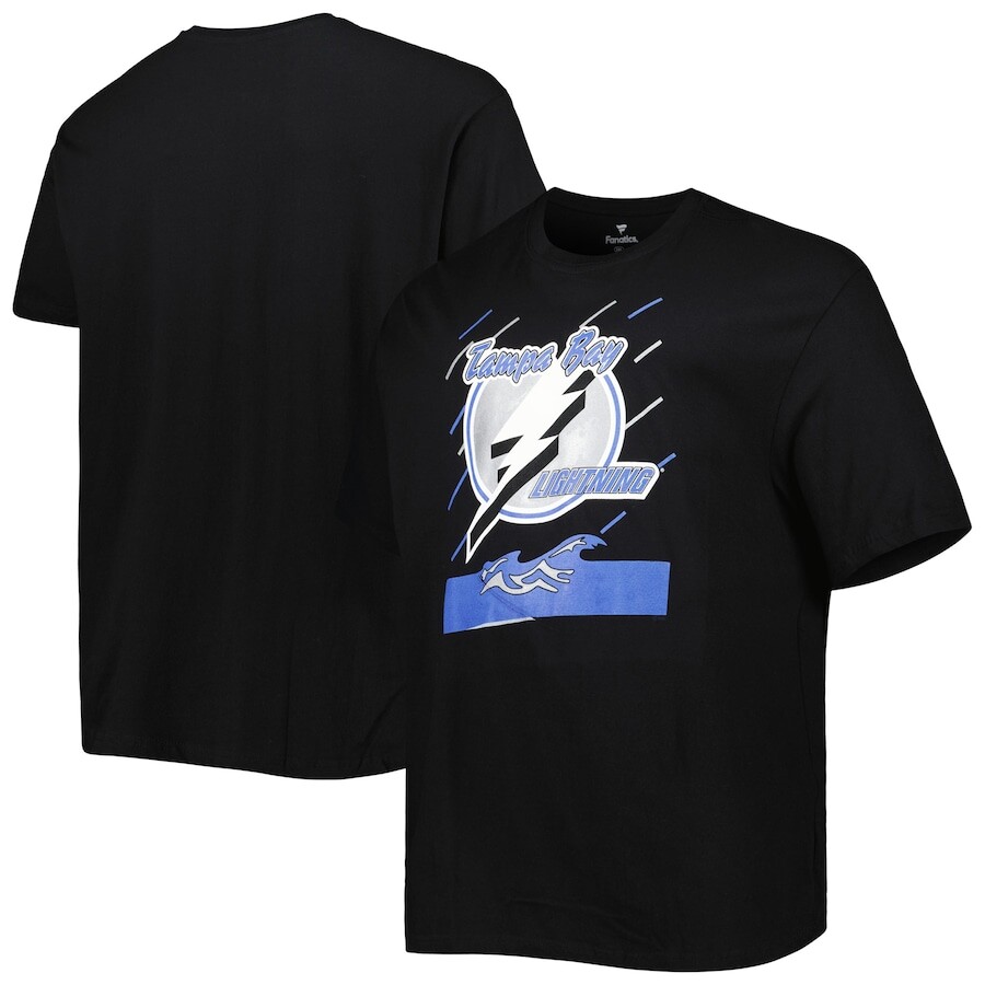 

Футболка с коротким рукавом Fanatics Branded Tampa Bay Lightning, черный