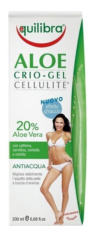 Equilibra Aloe Crio-Gel Cellulite крем для тела, 200 ml hyaluronic aloe gel 200 ml