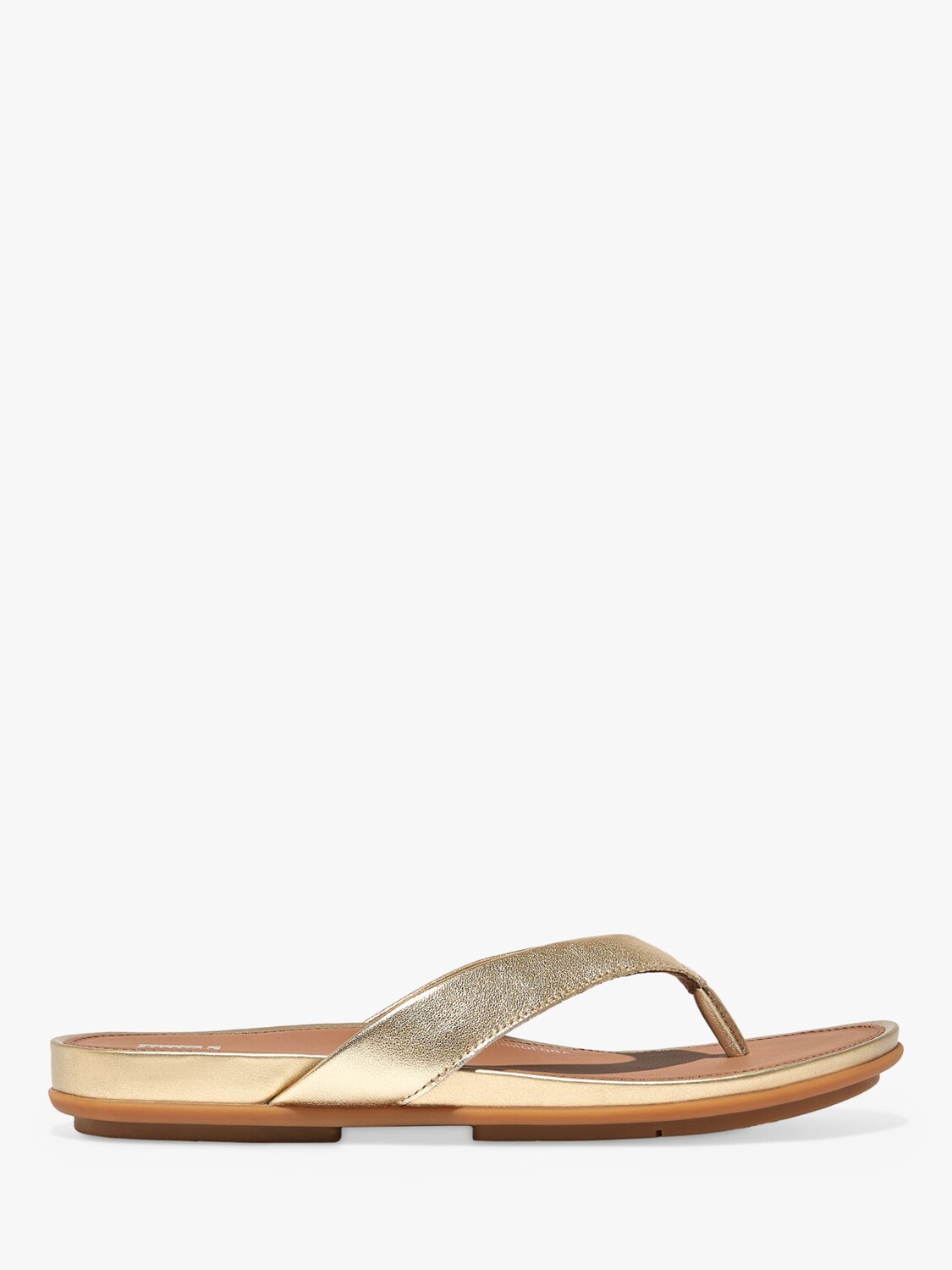 

Кожаные шлепанцы FitFlop Gracie, платино