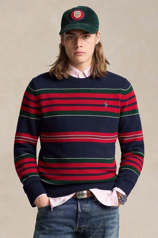

Шерстяной свитер Polo Ralph Lauren, синий