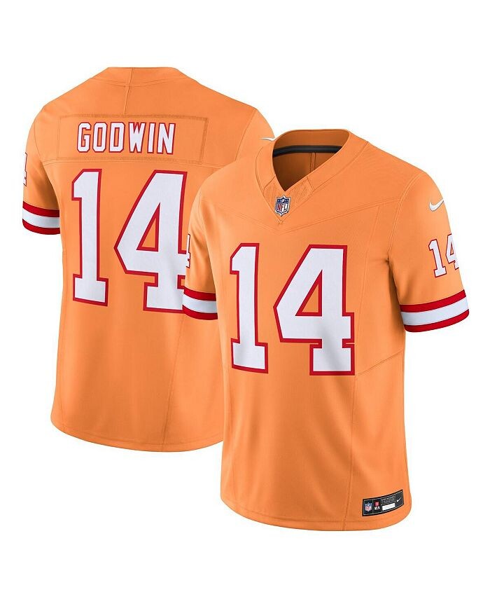 

Мужская футболка Криса Годвина Orange Tampa Bay Buccaneers Throwback Vapor FUSE Limited Nike, оранжевый