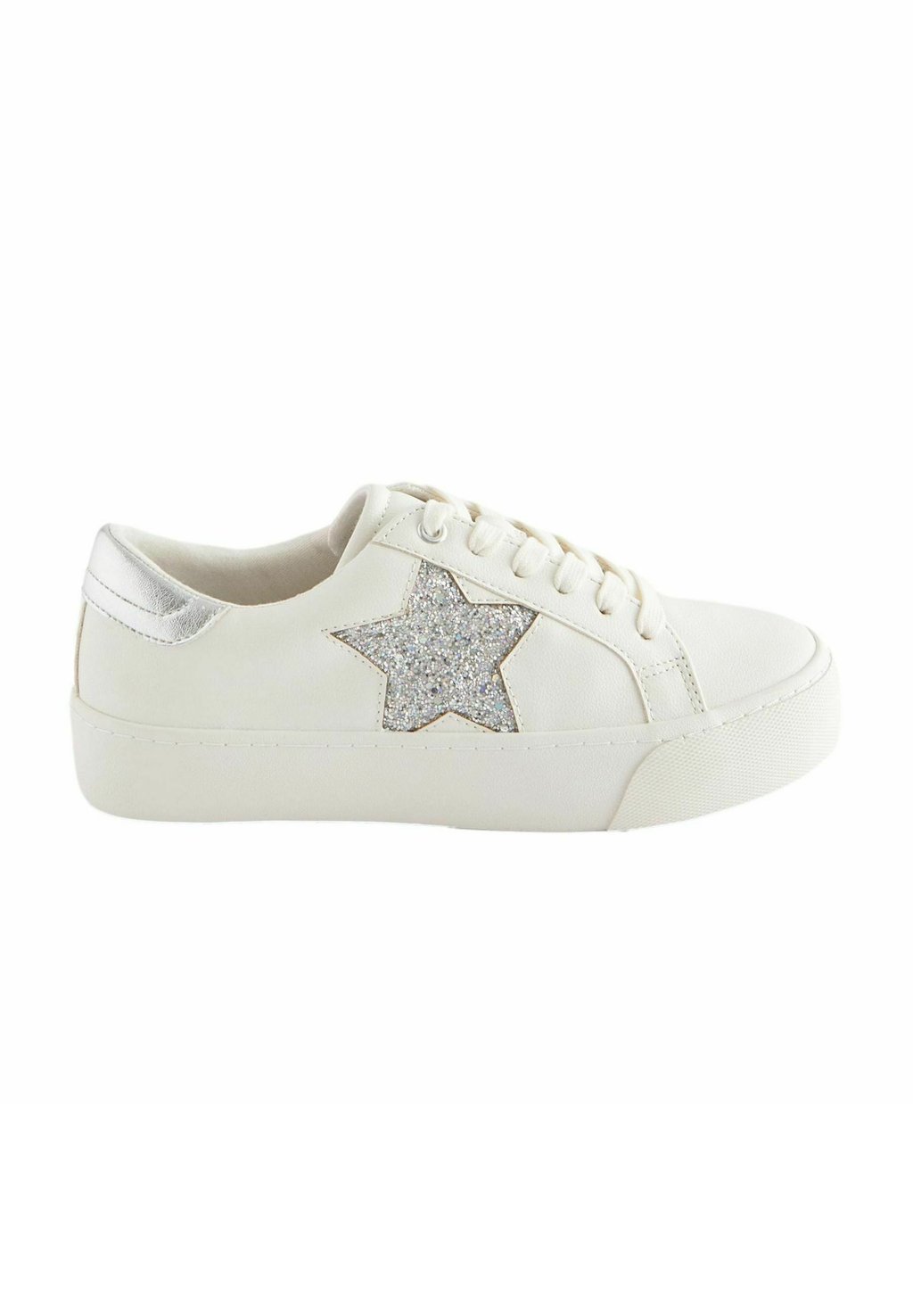 Низкие кроссовки Forever Comfort Chunky Star Regular Fit Next, цвет white silver кроссовки низкие signature chunky regular fit next цвет white