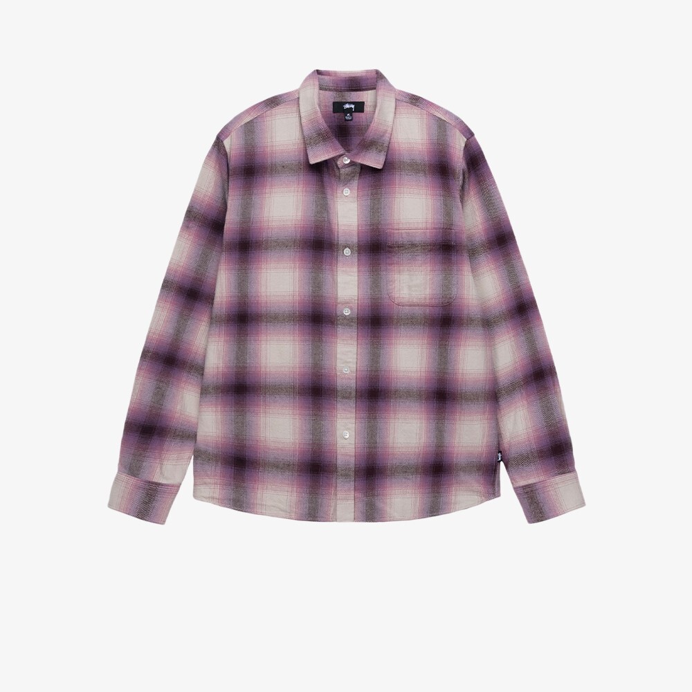 

Рубашка Bay Plaid Shirt Stussy, мультиколор