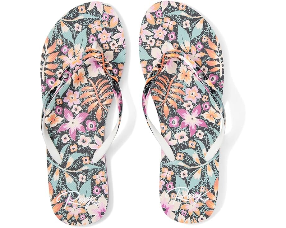 

Сандалии Roxy Portofino III, цвет Black/Purple/Orange