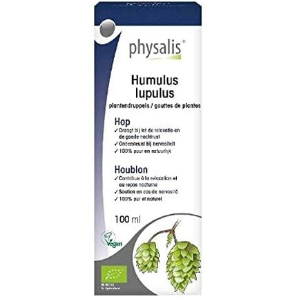 

Органический хмель (Humulus Lupulus) водно-спиртовой экстракт 100 мл, Physalis