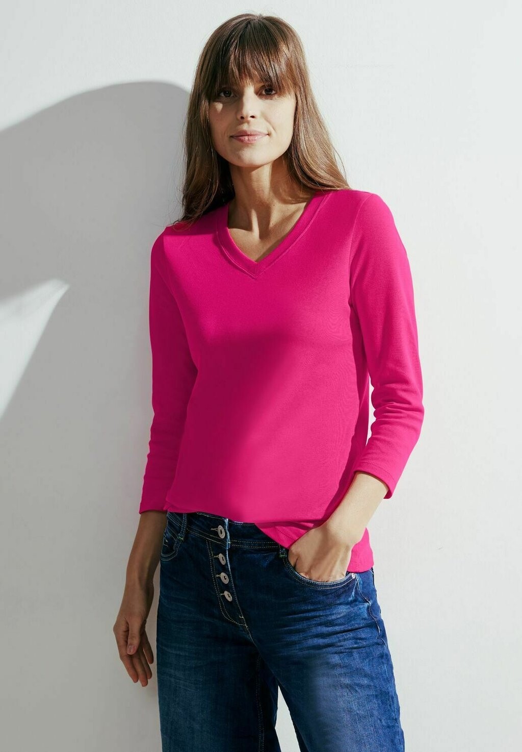 

Рубашка с длинным рукавом BASIC Cecil, цвет pink
