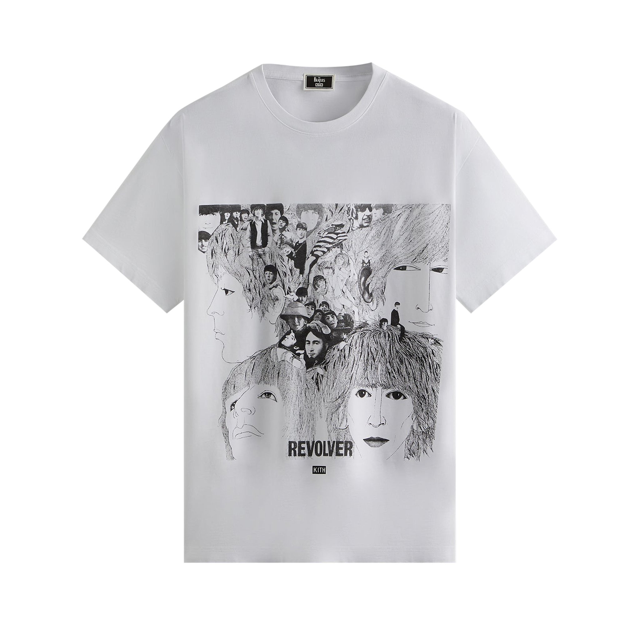 Винтажная футболка Kith For The Beatles Revolver, цвет Белый the beatles revolver limited super deluxe 2022 4 cd ep