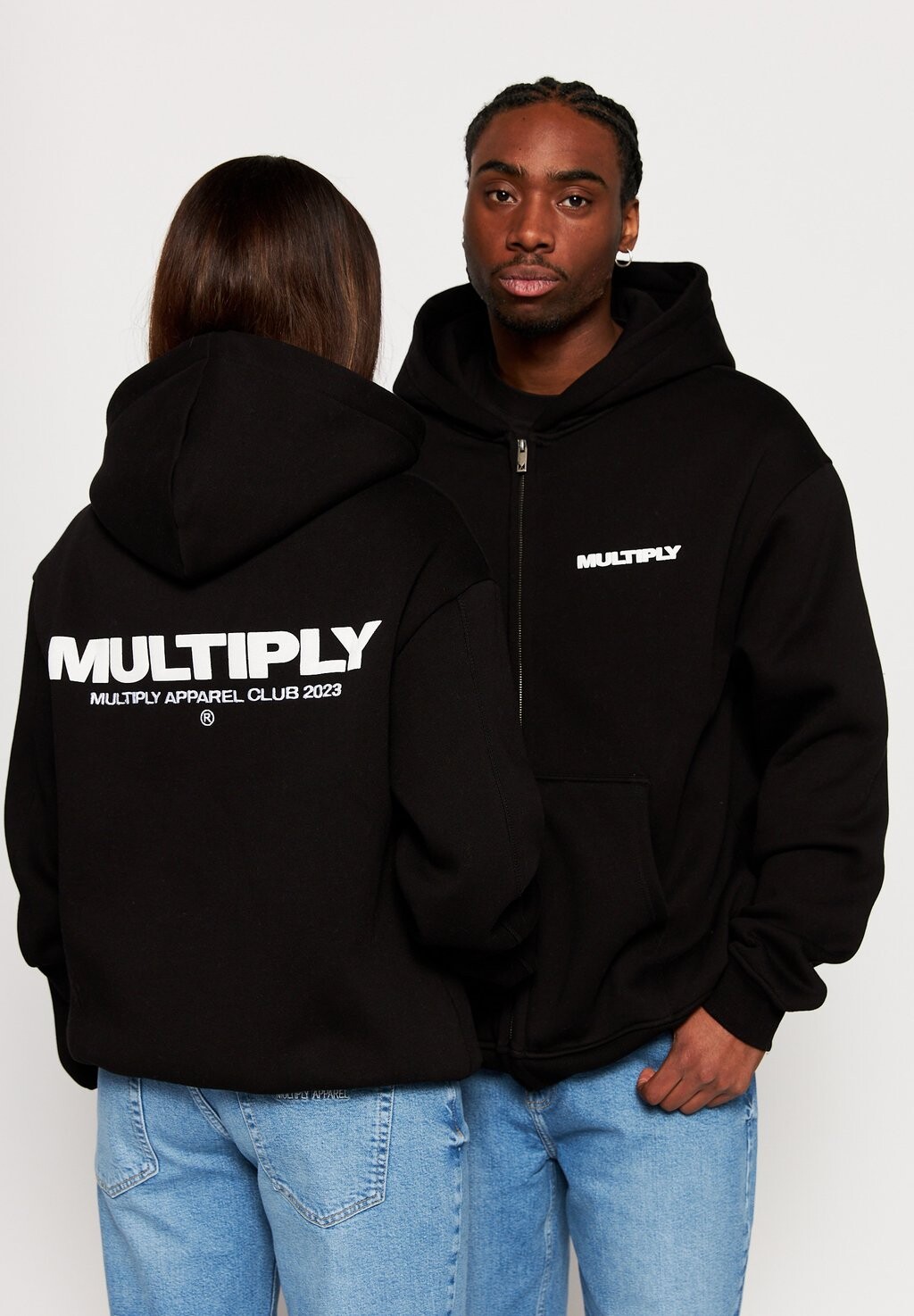 

Свитшот на молнии Multiply Apparel